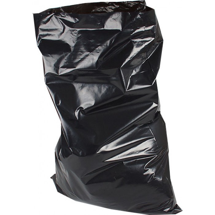 Bolsas de basura negras 65x70 cm 50 litros rollo 15 unidades