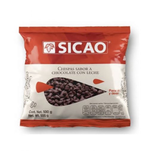 CHISPA SABOR CHOCOLATE CON LECHE COMPOUND 500GR
